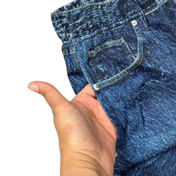 BLANKNYC‎ Womens S Blue Dark Wash High Rise Easy Come Easy Go Tapered Leg Jogger - Picture 9 of 13